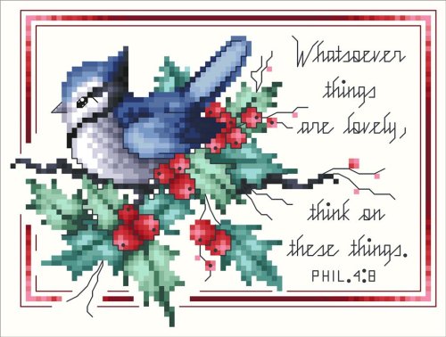 (image for) Inspirational Birds Blue Jay